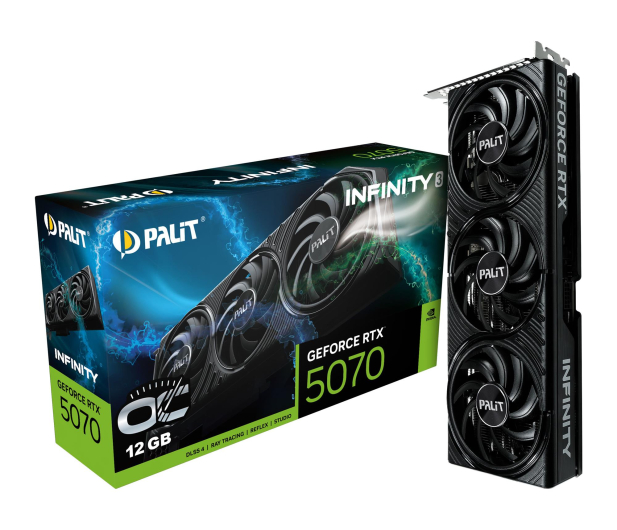 Palit GeForce RTX 5070 Infinity 3 OC 12GB GDDR7 DLSS5 - 1326129 - zdjęcie